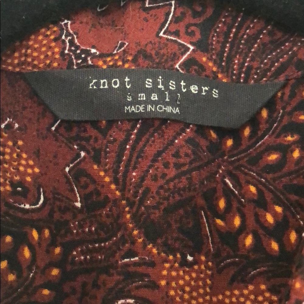 Knot Sisters Printed Mini Dress